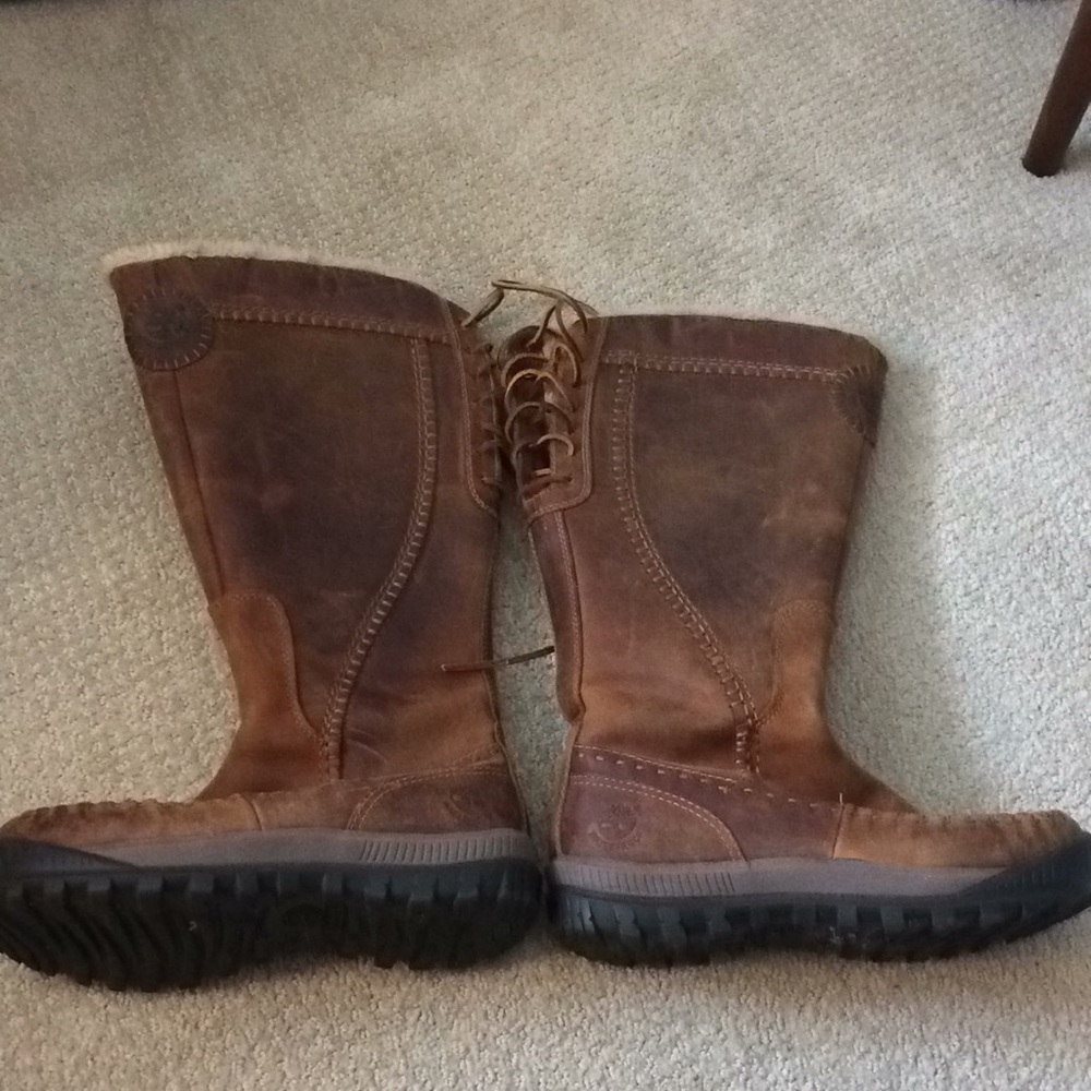 Timmberland leather winter boots
